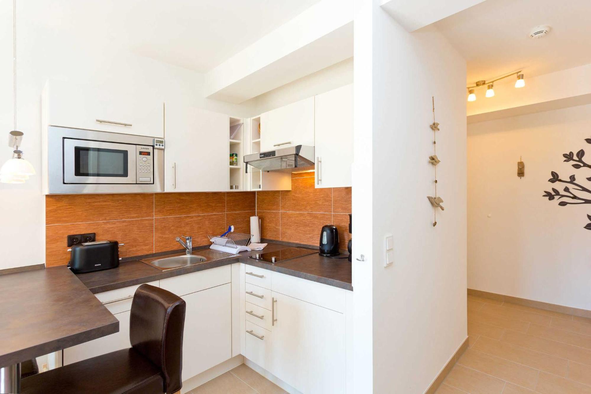 Haus Meeresblick Fewo Strandnest A 바베 외부 사진